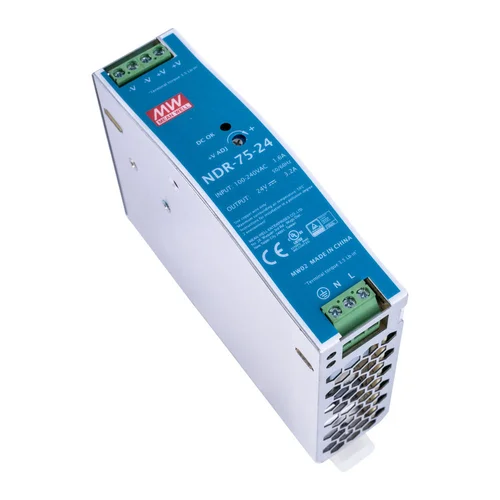 NDR-75-24 Блок питания на DIN-рейку, 24В, 3,2 А, 75Вт Mean Well NDR-75-24 Блок питания на DIN-рейку, 24В, 3,2 А, 75Вт Mean Well